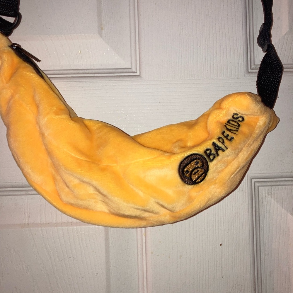 Bape kids Yellow Banana Fanny pack